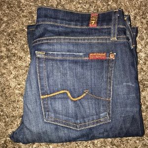 7 for all mankind jeans size 27 Inseam 28 inches